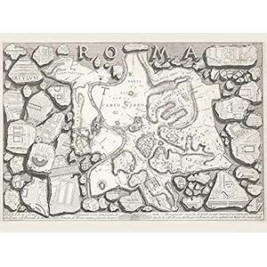 Artery8 Map Piranesi 1756 Roman Antiquities Rome City Fragment Plan Art Print Canvas Premium Wall Decor Poster Mural Artery8 Map Piranesi 1756 Roman Antiquities Rome City Fragment Plan Art Print Canvas Premium Wall Decor Poster Mural