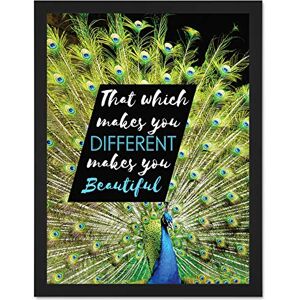 Fine Art Prints Motivational Peacock Different Beautiful Large Framed Art Print Poster Wall Decor 18x24 inch Fine Art Prints Motivational Peacock Different Beautiful Large Framed Art Print Poster Wall Decor 18x24 inch