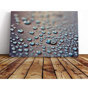 Big Box Art Canvas Print Wall Water Droplet Rain Abstract Art (8) Mounted & Stretched Box Frame Picture Home Decor for Kitchen, Living Room, Bedroom, Hallway, Multi-Colour, 24x16 Inch Big Box Art Canvas Print Wall Water Droplet Rain Abstract Art (8) Mounted & Stretched Box Frame Picture Home Decor for Kitchen, Living Room, Bedroom, Hallway, Multi-Colour, 24x16 Inch