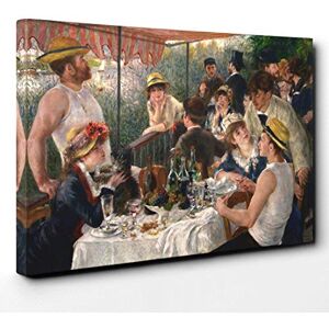 Big Box Art Canvas Print Wall Art Pierre-Auguste Renoir Luncheon of The Boating Party Mounted & Stretched Box Frame Picture Home Decor for Kitchen, Living Room, Bedroom, Multi-Colour, 24x16 Inch Big Box Art Canvas Print Wall Art Pierre-Auguste Renoir Luncheon of The Boating Party Mounted & Stretched Box Frame Picture Home Decor for Kitchen, Living Room, Bedroom, Multi-Colour, 24x16 Inch