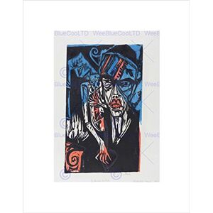 Wee Blue Coo Ernst Ludwig Kirchner German Qualen Der Liebe Wall Art Print Wee Blue Coo Ernst Ludwig Kirchner German Qualen Der Liebe Wall Art Print
