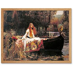 Fine Art Prints John William Waterhouse The Lady Of Shalott Edit Art Print Framed Poster Wall Decor 12x16 inch Fine Art Prints John William Waterhouse The Lady Of Shalott Edit Art Print Framed Poster Wall Decor 12x16 inch