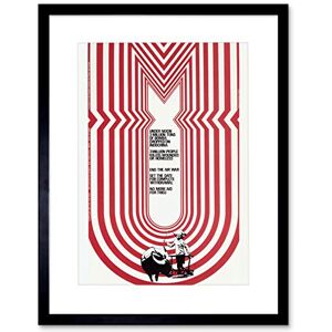 Wee Blue Coo POLITICAL VIETNAM WAR BOMB NIXON BLACK FRAME FRAMED ART PRINT PICTURE B12X4564 Wee Blue Coo POLITICAL VIETNAM WAR BOMB NIXON BLACK FRAME FRAMED ART PRINT PICTURE B12X4564