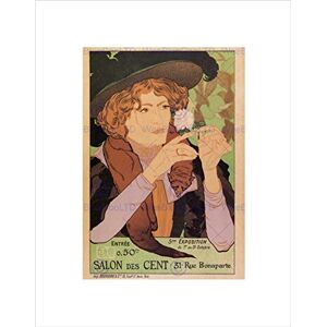 Wee Blue Coo Advert Exhibition Art Salon Des Cent France Paris Wall Art Print Wee Blue Coo Advert Exhibition Art Salon Des Cent France Paris Wall Art Print