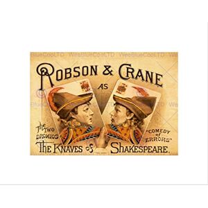 Wee Blue Coo THEATRE STAGE CHARACTERS SHAKESPEARE COMEDY ERRORS DROMIOS ART PRINT B12X12342 Wee Blue Coo THEATRE STAGE CHARACTERS SHAKESPEARE COMEDY ERRORS DROMIOS ART PRINT B12X12342