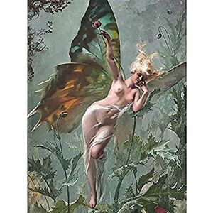 Fine Art Prints Falero Female Butterfly Painting Art Print Canvas Premium Wall Decor Poster Mural Fine Art Prints Falero Female Butterfly Painting Art Print Canvas Premium Wall Decor Poster Mural