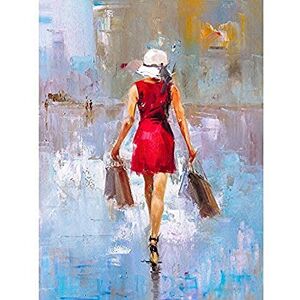 Fine Art Prints Woman Shopping City Art Print Canvas Premium Wall Decor Poster Fine Art Prints Woman Shopping City Art Print Canvas Premium Wall Decor Poster