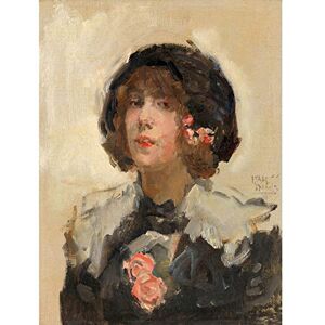 Artery8 Isaac Israels Portrait Of A Woman Painting Unframed Wall Art Print Poster Home Decor Premium Artery8 Isaac Israels Portrait Of A Woman Painting Unframed Wall Art Print Poster Home Decor Premium
