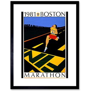 Wee Blue Coo Advert Sport Boston Marathon 1981 Race Run Finish Line Framed Wall Art Print Wee Blue Coo Advert Sport Boston Marathon 1981 Race Run Finish Line Framed Wall Art Print