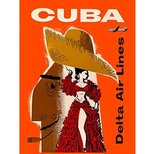 Wee Blue Coo Travel Transport Airline Advert Cuba Flamenco Cigar Usa 30X40 Cms Fine Art Print Art Poster Bb10042 Wee Blue Coo Travel Transport Airline Advert Cuba Flamenco Cigar Usa 30X40 Cms Fine Art Print Art Poster Bb10042