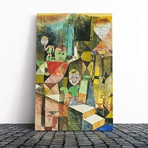 Big Box Art Canvas Print Wall Art Paul Klee Introducing The Miracle Mounted & Stretched Box Frame Picture Home Decor for Kitchen, Living Room, Bedroom, Hallway, Multi-Colour, 24x16 Inch Big Box Art Canvas Print Wall Art Paul Klee Introducing The Miracle Mounted & Stretched Box Frame Picture Home Decor for Kitchen, Living Room, Bedroom, Hallway, Multi-Colour, 24x16 Inch