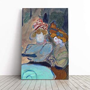 Big Box Art Canvas Print Wall Art Marianne Von Werefkin Two Women Mounted and Stretched Box Frame Picture Home Decor for Kitchen, Living Room, Bedroom, Hallway, Multi-Colour, 24x16 Inch Big Box Art Canvas Print Wall Art Marianne Von Werefkin Two Women Mounted and Stretched Box Frame Picture Home Decor for Kitchen, Living Room, Bedroom, Hallway, Multi-Colour, 24x16 Inch