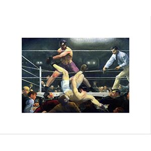 Wee Blue Coo PAINTING SPORT SCENE BOXING BELLOWS DEMPSEY AND FIRPO FRAMED ART PRINT B12X12726 Wee Blue Coo PAINTING SPORT SCENE BOXING BELLOWS DEMPSEY AND FIRPO FRAMED ART PRINT B12X12726