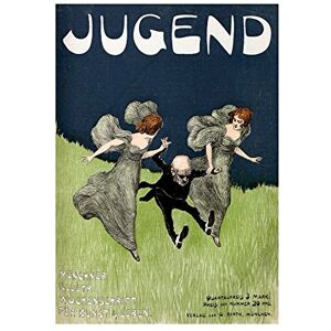 Wee Blue Coo Magazine Cover Jugend Nouveau Weird Wall Art Print Wee Blue Coo Magazine Cover Jugend Nouveau Weird Wall Art Print