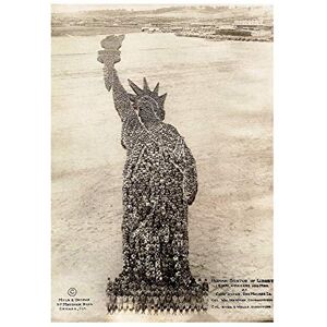 Wee Blue Coo Photo Human Statue Liberty USA Army Officers Cool Weird Wall Art Print Wee Blue Coo Photo Human Statue Liberty USA Army Officers Cool Weird Wall Art Print