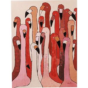 KARE Design Flamingo Meeting Canvas Print, Multicolour, 120 x 90 cm, Wall Art, Canvas Picture, Flamingo Motif, Modern, Large Format, Art Print, Gallery Look, Living Room KARE Design Flamingo Meeting Canvas Print, Multicolour, 120 x 90 cm, Wall Art, Canvas Picture, Flamingo Motif, Modern, Large Format, Art Print, Gallery Look, Living Room