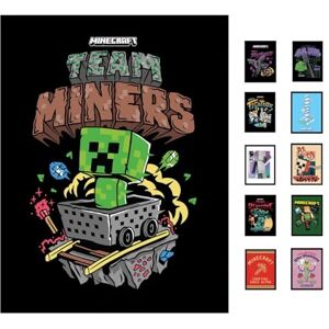 Pyramid Minecraft (Team Miners) Collector Print (Framed) 30cm x 40cm A Stunning Artwork to Enhance Your Collection or Living Space, One Size Pyramid Minecraft (Team Miners) Collector Print (Framed) 30cm x 40cm A Stunning Artwork to Enhance Your Collection or Living Space, One Size