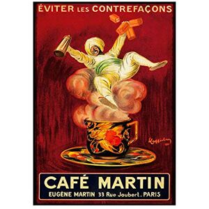 Wee Blue Coo Ad Cafe Min Coffee Arab Turban Steam Cup Paris Picture Wall Art Print Wee Blue Coo Ad Cafe Min Coffee Arab Turban Steam Cup Paris Picture Wall Art Print