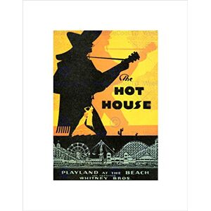 Wee Blue Coo Ad Hot House San Francisco Playland Beach Music Dance Wall Art Print Wee Blue Coo Ad Hot House San Francisco Playland Beach Music Dance Wall Art Print