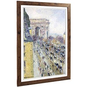 Big Box Art Framed Print of Gustave Loiseau The Place De L'Etoile (2) Design Wall Art Picture Home Decor for Kitchen, Living Room, Bedroom, Hallway, Walnut, A2 / 24.5x18 Inch / 62x45cm Big Box Art Framed Print of Gustave Loiseau The Place De L'Etoile (2) Design Wall Art Picture Home Decor for Kitchen, Living Room, Bedroom, Hallway, Walnut, A2 / 24.5x18 Inch / 62x45cm