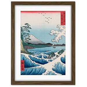 Wee Blue Coo Utagawa Hiroshige Sea Off Satta Artwork Framed Wall Art Print 18X24 Inch Wee Blue Coo Utagawa Hiroshige Sea Off Satta Artwork Framed Wall Art Print 18X24 Inch