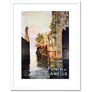Wee Blue Coo Travel Balbianello Lake Como Italy Vintage Advert Framed Wall Art Print Wee Blue Coo Travel Balbianello Lake Como Italy Vintage Advert Framed Wall Art Print