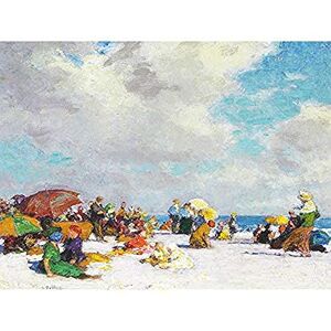 Fine Art Prints Potthast Summer Afternoon Beach Seascape Painting Art Print Canvas Premium Wall Decor Poster Mural Fine Art Prints Potthast Summer Afternoon Beach Seascape Painting Art Print Canvas Premium Wall Decor Poster Mural