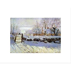 Wee Blue Coo Claude Monet Magpie Old Master Art Picture Wall Art Print Wee Blue Coo Claude Monet Magpie Old Master Art Picture Wall Art Print