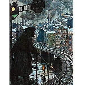 Fine Art Prints Baluschek Working Class City Painting Art Print Canvas Premium Wall Decor Poster Mural Fine Art Prints Baluschek Working Class City Painting Art Print Canvas Premium Wall Decor Poster Mural