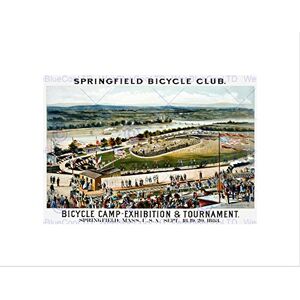 Wee Blue Coo Exhibition Cultural Competition Springfield Bicycle Club Ad Wall Art Print Wee Blue Coo Exhibition Cultural Competition Springfield Bicycle Club Ad Wall Art Print