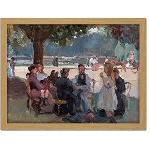 Artery8 Isaac Israels In The Bois De Boulogne Near Paris Artwork Framed Wall Art Print 18X24 Inch Artery8 Isaac Israels In The Bois De Boulogne Near Paris Artwork Framed Wall Art Print 18X24 Inch