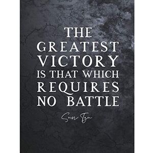 Artery8 Slate Inspiring Quote Sun Tzu Greatest Victory No Battle Large Wall Art Poster Print Thick Paper 18X24 Inch Artery8 Slate Inspiring Quote Sun Tzu Greatest Victory No Battle Large Wall Art Poster Print Thick Paper 18X24 Inch