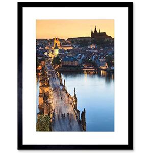 Wee Blue Coo Photo Vltava River Charles Bridge Prague Czech Republic Framed Wall Art Print Wee Blue Coo Photo Vltava River Charles Bridge Prague Czech Republic Framed Wall Art Print