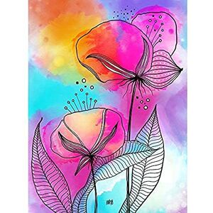 Artery8 Abstract Patterned Flowers Leaf Painting Art Print Canvas Premium Wall Decor Poster Mural Artery8 Abstract Patterned Flowers Leaf Painting Art Print Canvas Premium Wall Decor Poster Mural