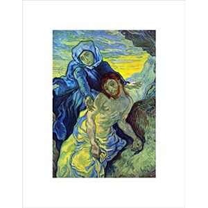 Wee Blue Coo Van Gogh Pieta (by Eugene Delacroix) Wall Art Print Wee Blue Coo Van Gogh Pieta (by Eugene Delacroix) Wall Art Print