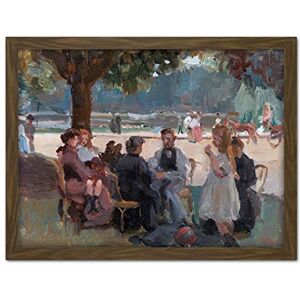 Artery8 Isaac Israels In The Bois De Boulogne Near Paris Artwork Framed Wall Art Print 18X24 Inch Artery8 Isaac Israels In The Bois De Boulogne Near Paris Artwork Framed Wall Art Print 18X24 Inch