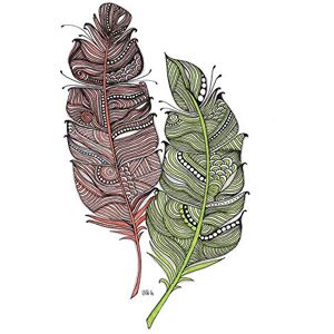 Artery8 Abstract Patterned Feathers Funky Painting Large Wall Art Poster Print Thick Paper 18X24 Inch Artery8 Abstract Patterned Feathers Funky Painting Large Wall Art Poster Print Thick Paper 18X24 Inch