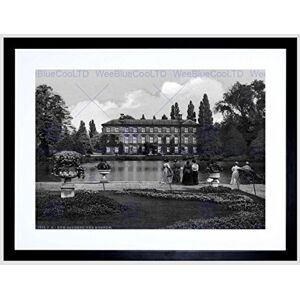 Wee Blue Coo Kew Gardens The Museum London And Suburbs England Old BW Framed Wall Art Print Wee Blue Coo Kew Gardens The Museum London And Suburbs England Old BW Framed Wall Art Print