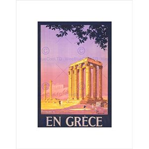 Wee Blue Coo TRAVEL TOURISM ATHENS GREECE TEMPLE OLYMPIAN ZEUS FRAMED ART PRINT B12X11330 Wee Blue Coo TRAVEL TOURISM ATHENS GREECE TEMPLE OLYMPIAN ZEUS FRAMED ART PRINT B12X11330