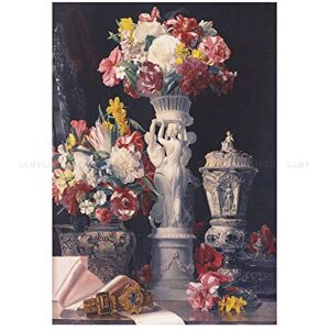 Wee Blue Coo Painting Still Life Waldmuller Birthday Table Wall Art Print Wee Blue Coo Painting Still Life Waldmuller Birthday Table Wall Art Print