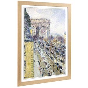 Big Box Art Framed Print of Gustave Loiseau The Place De L'Etoile (2) Design Wall Art Picture Home Decor for Kitchen, Living Room, Bedroom, Hallway, Oak, A2 / 24.5x18 Inch / 62x45cm Big Box Art Framed Print of Gustave Loiseau The Place De L'Etoile (2) Design Wall Art Picture Home Decor for Kitchen, Living Room, Bedroom, Hallway, Oak, A2 / 24.5x18 Inch / 62x45cm