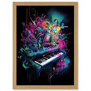 Artery8 - Melodic Explosion - A4 - Framed - Art Print Artery8 - Melodic Explosion - A4 - Framed - Art Print