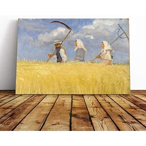 Big Box Art Canvas Print Wall Art Anna Ancher Harvesters Mounted and Stretched Box Frame Picture Home Decor for Kitchen, Living, Dining Room, Bedroom, Hallway, Multi-Colour, 24x16 Inch Big Box Art Canvas Print Wall Art Anna Ancher Harvesters Mounted and Stretched Box Frame Picture Home Decor for Kitchen, Living, Dining Room, Bedroom, Hallway, Multi-Colour, 24x16 Inch