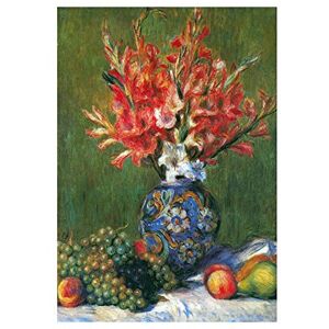 Wee Blue Coo Painting Renoir Flowers Fruit Old Master Wall Art Print Wee Blue Coo Painting Renoir Flowers Fruit Old Master Wall Art Print