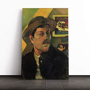 Big Box Art Canvas Print Wall Art Paul Gauguin Self Portrait Mounted and Stretched Box Frame Picture Home Decor for Kitchen, Living, Dining Room, Bedroom, Hallway, Multi-Colour, 24x16 Inch Big Box Art Canvas Print Wall Art Paul Gauguin Self Portrait Mounted and Stretched Box Frame Picture Home Decor for Kitchen, Living, Dining Room, Bedroom, Hallway, Multi-Colour, 24x16 Inch