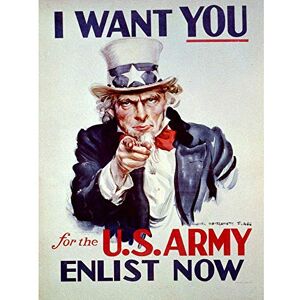 Wee Blue Coo Uncle Sam USA Army Want You Vintage Art Print Poster Wall Decor 12X16 Inch Wee Blue Coo Uncle Sam USA Army Want You Vintage Art Print Poster Wall Decor 12X16 Inch