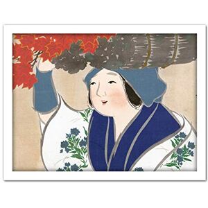 Artery8 Kamisaka Sekka Firewood Saleswoman Japanese Painting Artwork Framed Wall Art Print 18X24 Inch Artery8 Kamisaka Sekka Firewood Saleswoman Japanese Painting Artwork Framed Wall Art Print 18X24 Inch