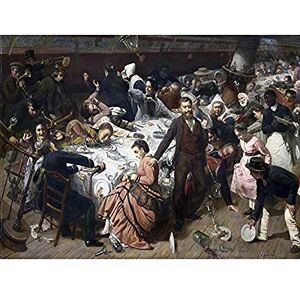 Artery8 Francois Biard Sudden Squall At Sea 1860S Painting Unframed Wall Art Print Poster Home Decor Premium Artery8 Francois Biard Sudden Squall At Sea 1860S Painting Unframed Wall Art Print Poster Home Decor Premium