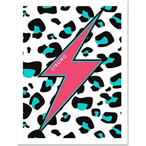 Wee Blue Coo Pink Teal Leopard Reverse Strong Large Framed Art Print Wall Poster 18x24 inch Wee Blue Coo Pink Teal Leopard Reverse Strong Large Framed Art Print Wall Poster 18x24 inch