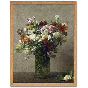 Artery8 Henri Fantin Latour Flowers From Normandy Painting Art Print Framed Poster Wall Decor 12x16 inch Artery8 Henri Fantin Latour Flowers From Normandy Painting Art Print Framed Poster Wall Decor 12x16 inch